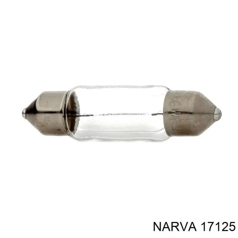 Tehdashinta NARVA • 17125 Polttimo, rekisterikilvenvalo C5W, SV8.5, 12 V, 5W